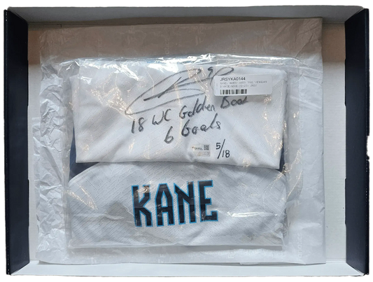 Gesigneerd Harry Kane Engeland 2018 WK Shirt – Golden Boot – Limited Edition | Fanatics