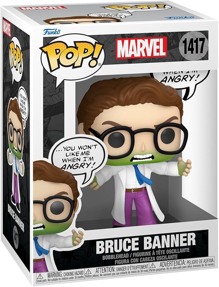 Funko Pop! Marvel: 1417 - The Hulk - Bruce Banner (2025) 