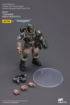 Joy Toy - Warhammer 40K - Astra Militarum - Cadian Command Squad Veteran Sergeant with Power Fist (12cm) 