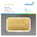 100 Gram Goudbaar Kopen – LBMA Gecertificeerd