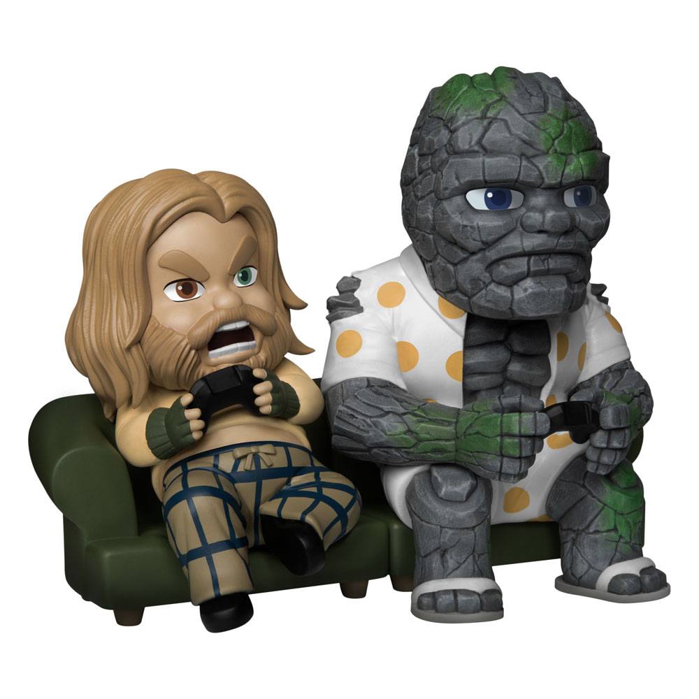 Beast Kingdom - Avengers Endgame - Mini Egg Attack - Bro Thor & Korg Game Time (2021)
