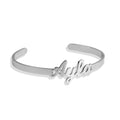 Beloved bangle silver