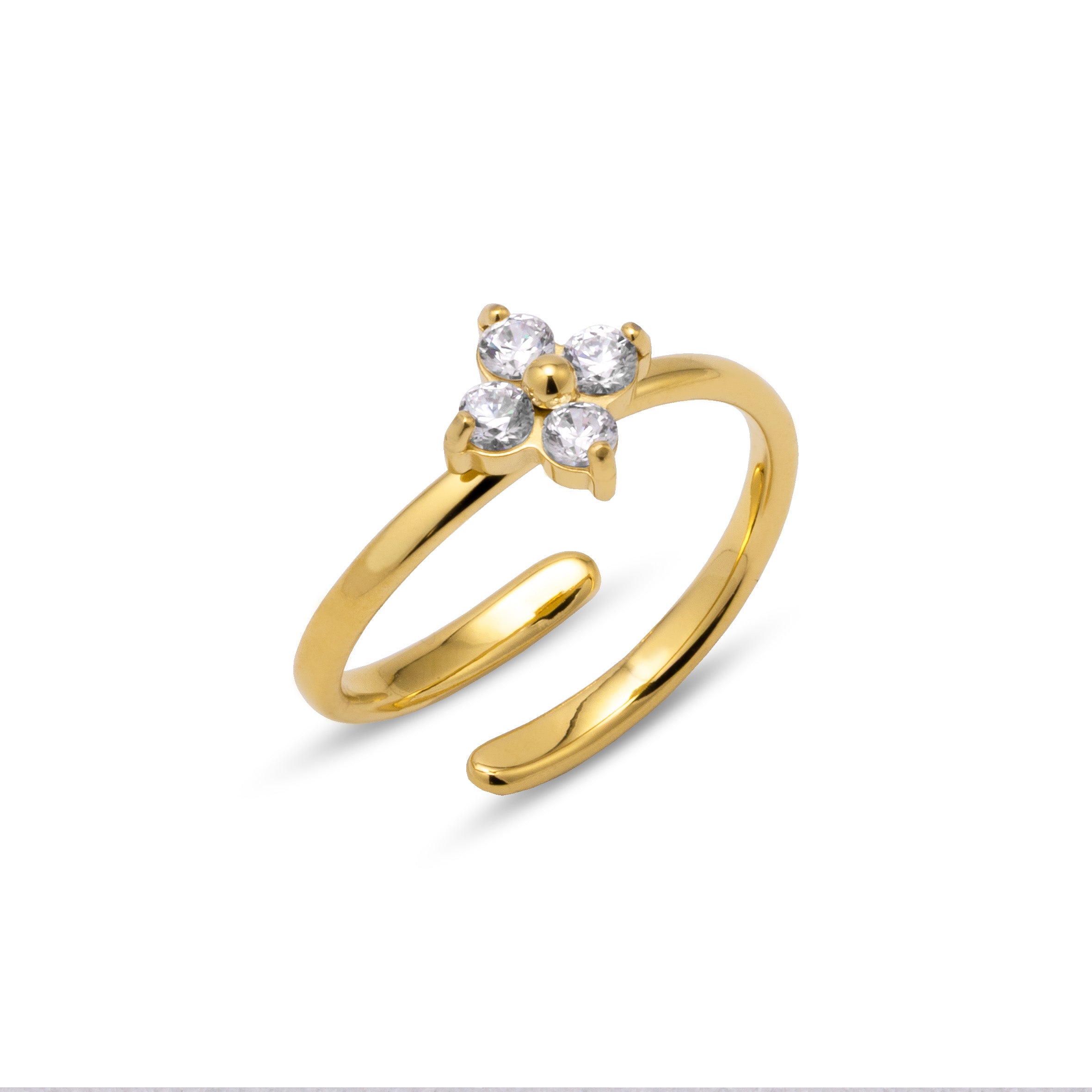 Mini blossom ring gold 18K