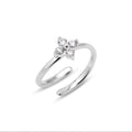 Mini blossom ring silver