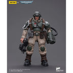 Joy Toy - Warhammer 40K - Astra Militarum - Cadian Command Squad Veteran Sergeant with Power Fist (12cm) 