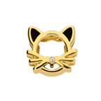 Mesh charm cat gold