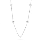 Choker heart silver