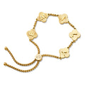 Clover sunrise bracelet gold
