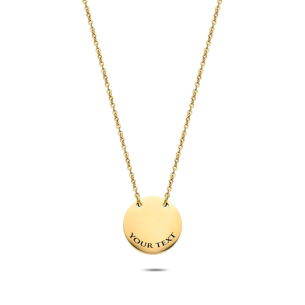 Coin necklace gold
