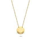 Coin necklace gold