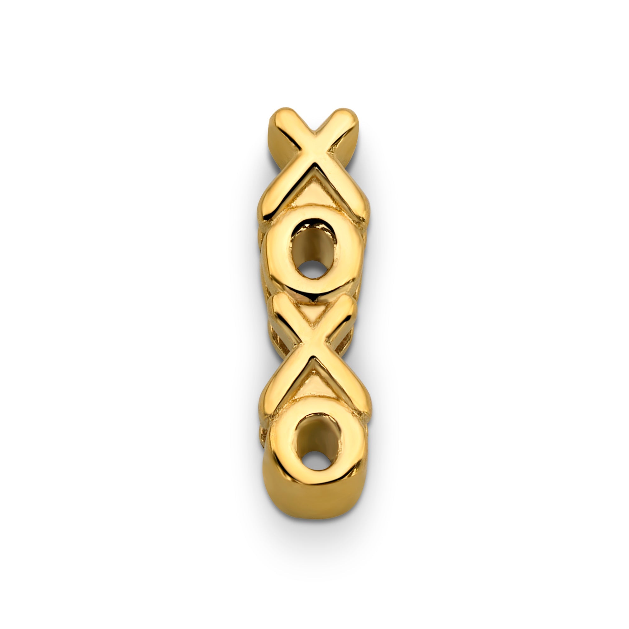 Mesh charm xoxo gold