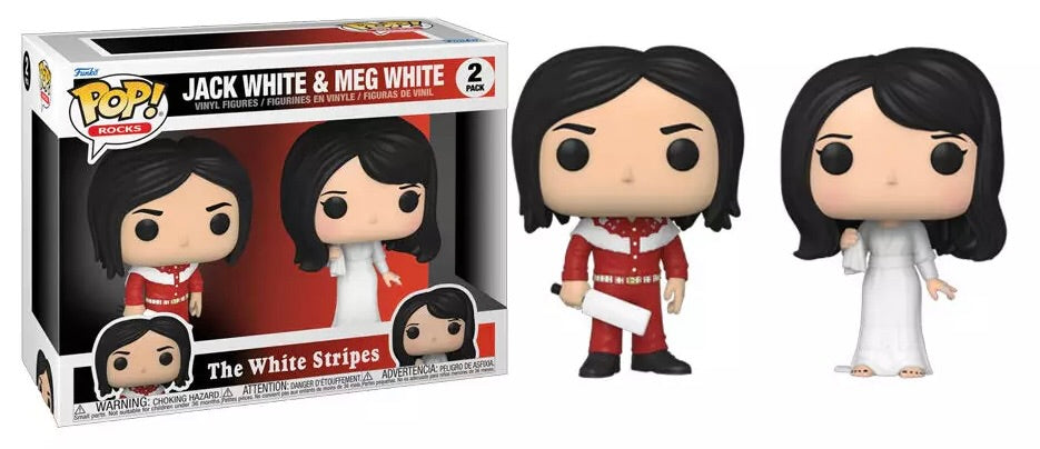 Funko Pop! Rocks: 2 Pack - White Stripes - Jack White & Meg White (2020)