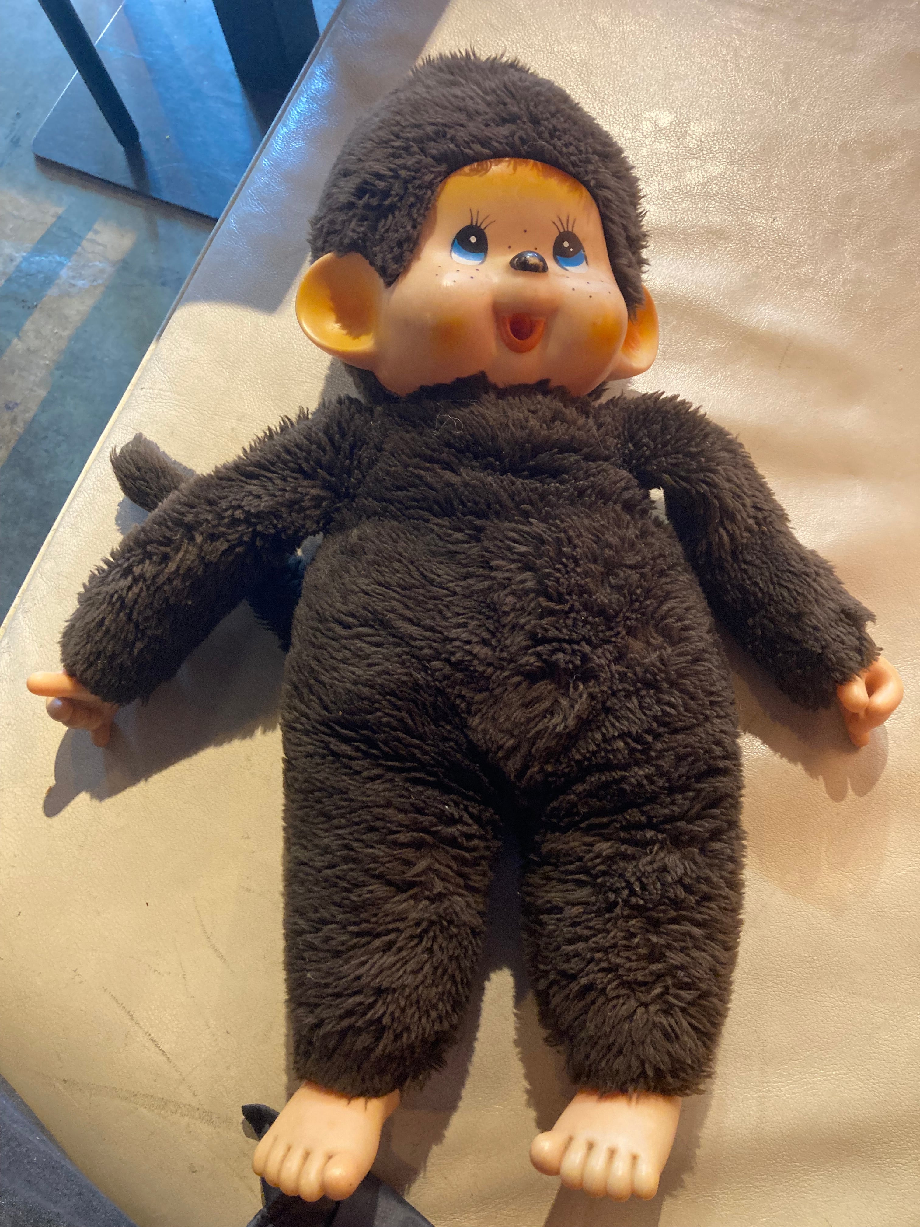 Grote Vintage Sekiguchi Monchhichi Pop (ca 40cm) - VG++ Staat - Jaren '70/'80 Klassieker