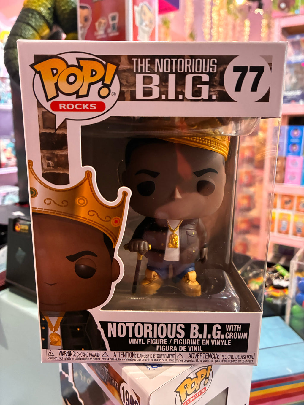Funko Pop! Rocks 077 - Notorious BIG- Notorious BIG With Crown (2018) 