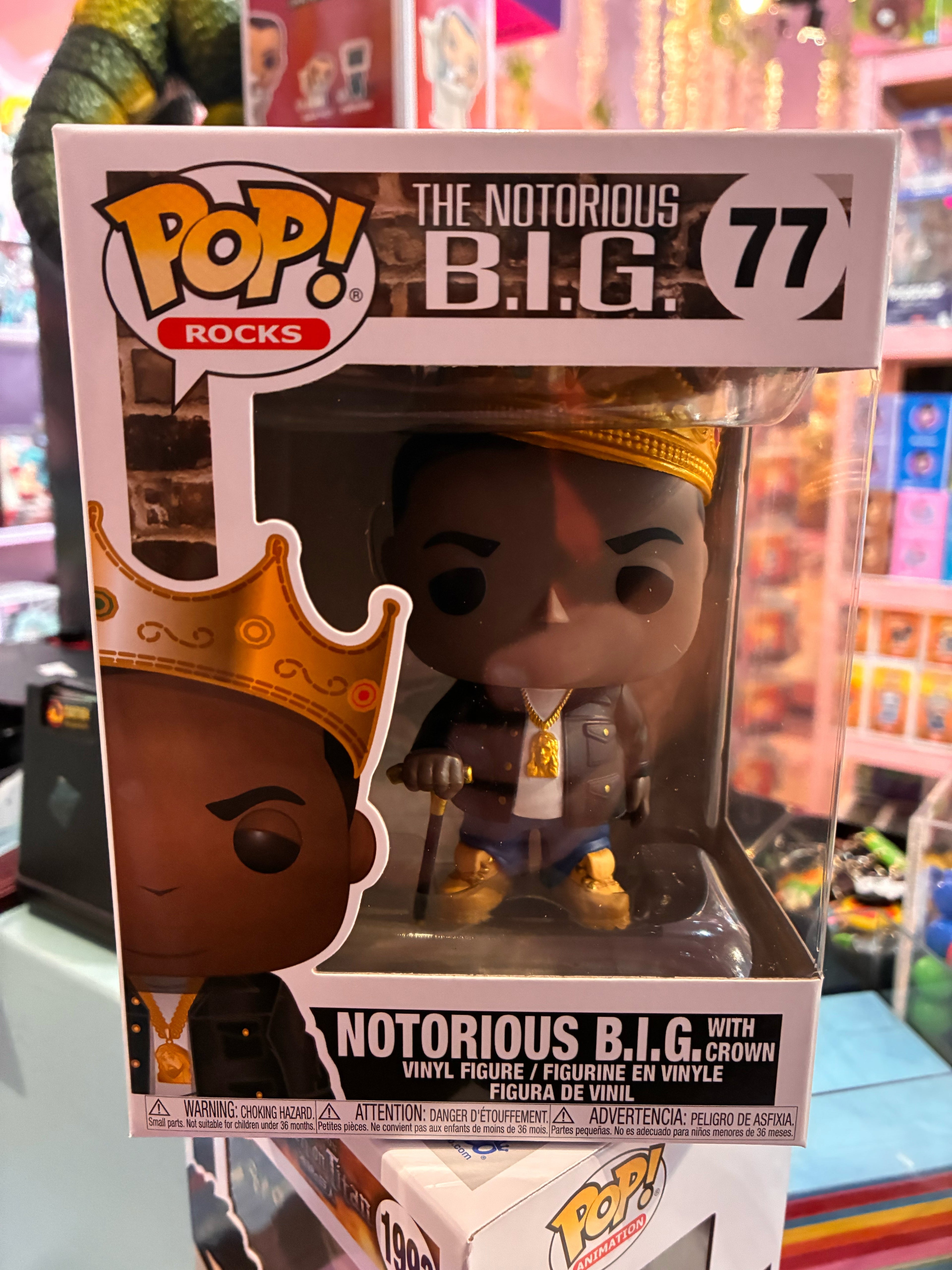 Funko Pop! Rocks 077 - Notorious B.I.G.- Notorious B.I.G. With Crown (2018)