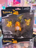 Jazwares - Pokémon Select - Evolution Multipack, Pichu, Pikachu, Raichu