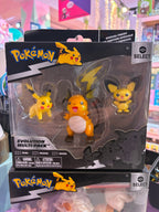 Jazwares - Pokémon Select - Evolution Multipack, Pichu, Pikachu, Raichu