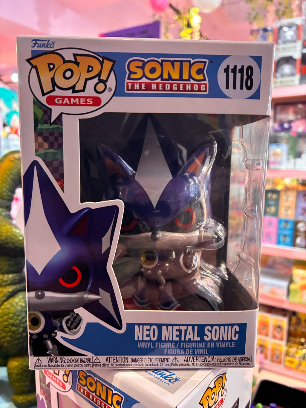 Funko Pop! Games: 1118 - Sonic The Hedgehog - Neo Metal Sonic (2025)