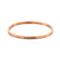 Name bangle rosé gold