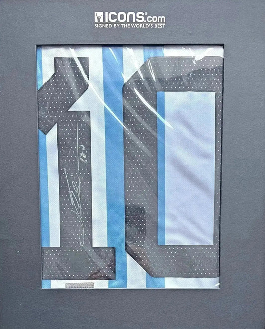 Gesigneerd Lionel Messi Argentinië 2022 WK Shirt – ICONS