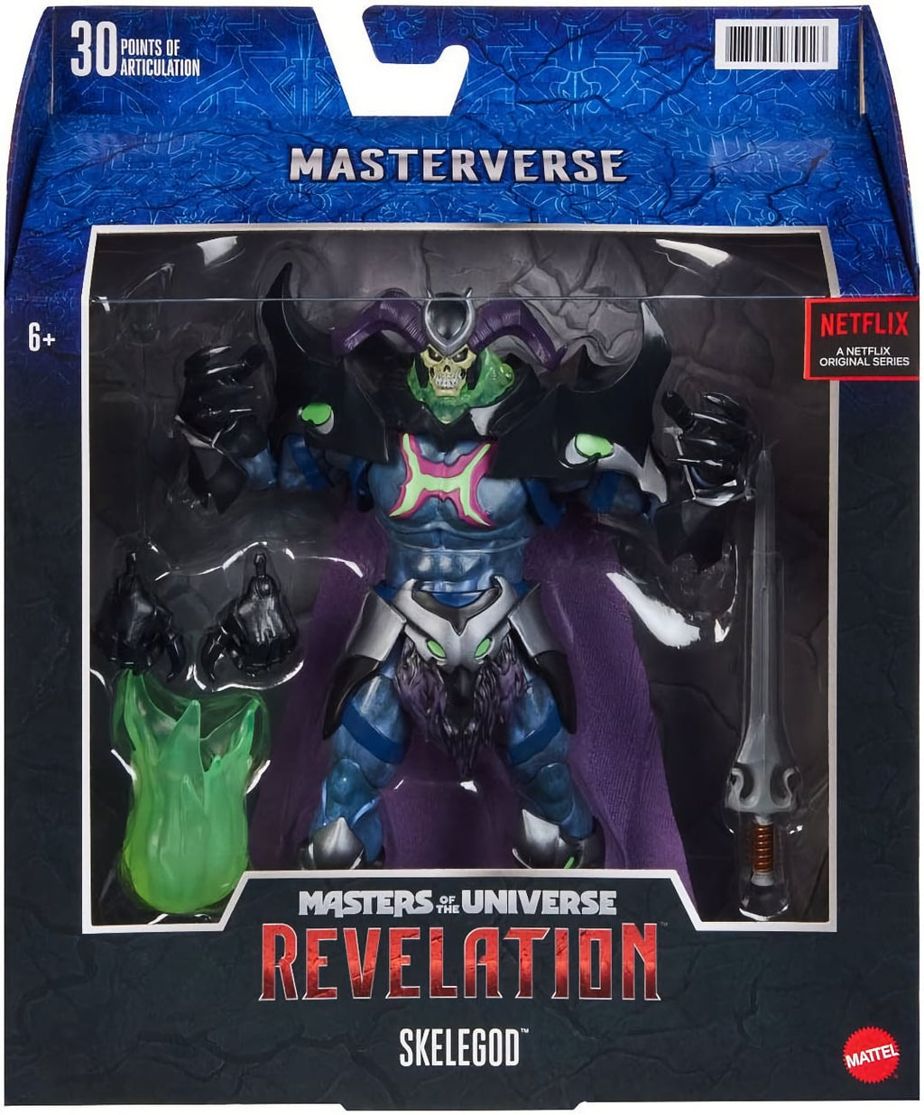 Mattel Masterverse - Masters Of The Universe - (Wave 1 - 2021) Skelegod (Revelation DeLuxe) 
