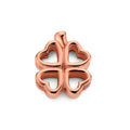 Mesh charm clover rosé gold