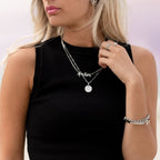 Coin babyfeet blue silver