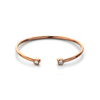 Diamond bangle rose gold