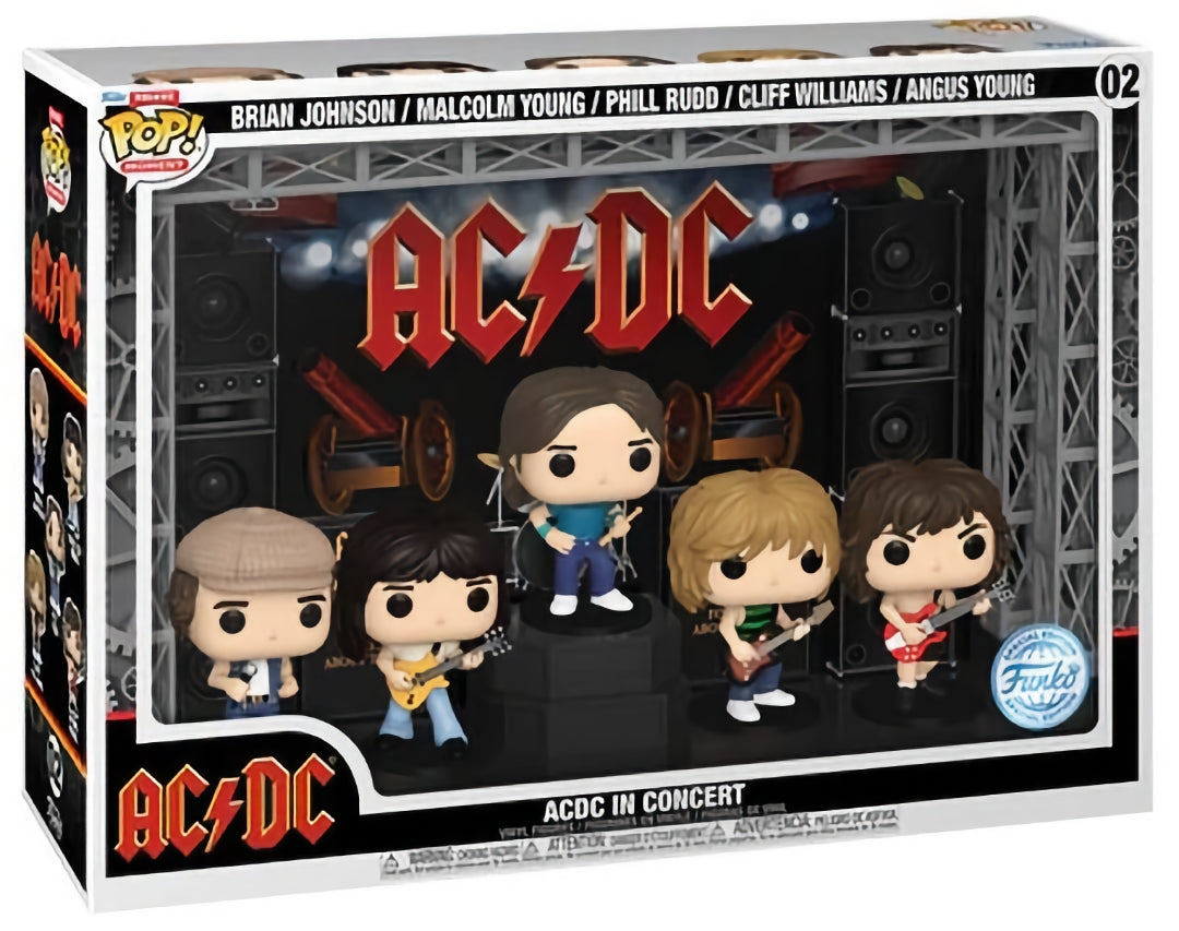Funko Pop! Moments 02 DeLuxe - AC/DC - ACDC In Concert - 4 Pack (2022)