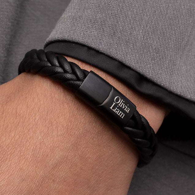 Axel matt black bracelet