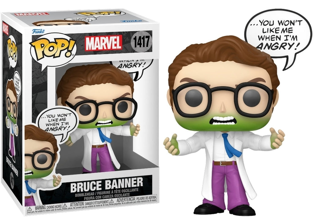 Funko Pop! Marvel: 1417 - The Hulk - Bruce Banner (2025) 