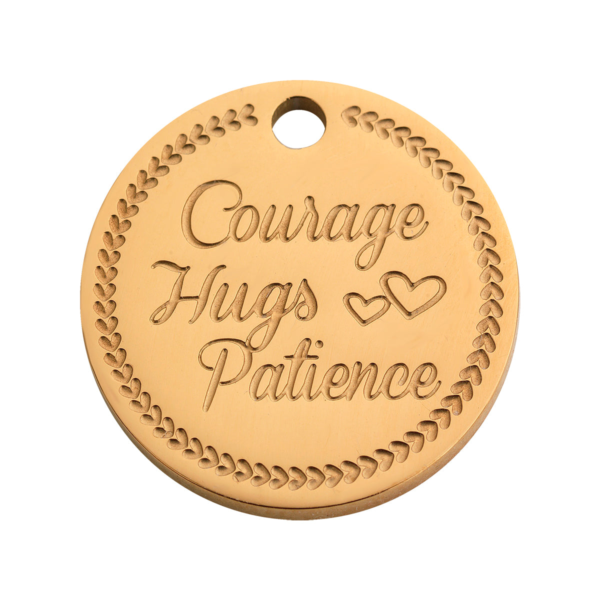 Coin love rosé gold