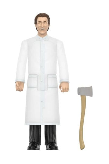 Super 7 - ReAction Figure - American Psycho (2000) - Patrick Bateman (Raincoat) (New on Card) 