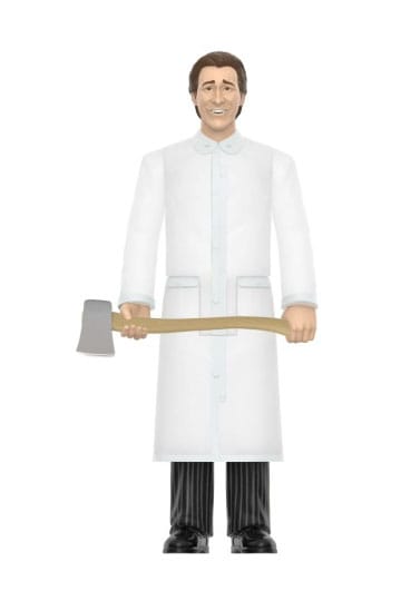 Super 7 - ReAction Figure - American Psycho (2000) - Patrick Bateman (Raincoat) (New on Card) 