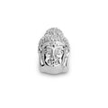 Mesh charm buddha silver