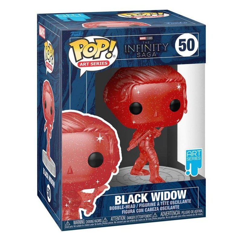 Funko Pop! Art Series 050 - The Infinity Saga - Black Widow (2022) (Red) 