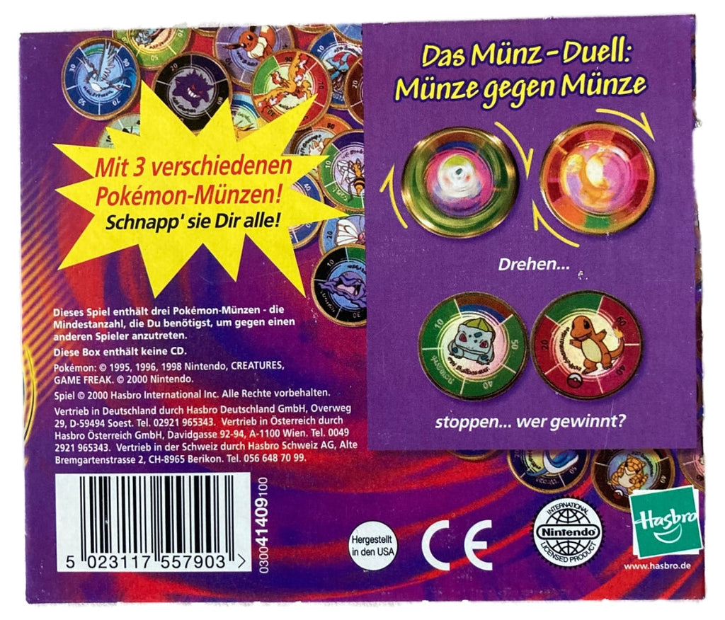 Pokémon: Das Münz-Duell Spel Set - Hasbro 2000 (Duitstalig, Compleet)