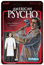 Super 7 - ReAction Figure - American Psycho (2000) - Patrick Bateman (Raincoat) (New on Card) 