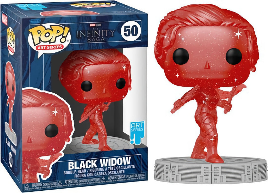 Funko Pop! Art Series 050 - The Infinity Saga - Black Widow (2022) (Red) 