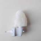 White salt stone night light